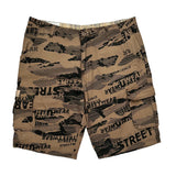 Boule Doy Cargo Shorts - 36W 12L Brown Cotton