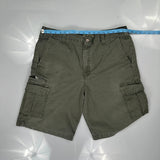 Dickies Cargo Shorts - 36W 11L Green Cotton