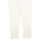 LEVI'S Womens White Slim Skinny Denim Light W33 L28 Cotton Blend Zip Jeans