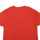 TOMMY HILFIGER Mens Red Pocket T-Shirt XL Short Sleeve Crew Neck Cotton Blend