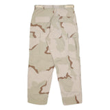 UNICOR Mens Cotton Blend Beige & Brown Camouflage Regular Fit Cargo Trousers W29