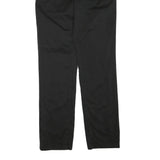 TOMMY HILFIGER Mens Cotton Blend Black Regular Fit Straight Leg Trousers W30 L32