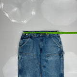 Carhartt Double Knee Carpenter Jeans - 31W 30L Blue Cotton
