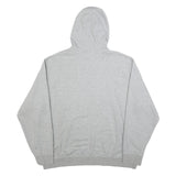 NIKE Mens Grey Lenape Athletics Pullover Hoodie 2XL Cotton Blend