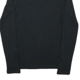 RALPH LAUREN SPORT Womens Black Long Sleeve Crew Neck T-Shirt M Cotton Blend