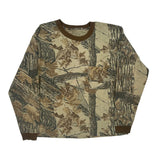 Unbranded Long Sleeve T-Shirt - Large Camo Cotton