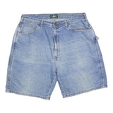 HUNT CLUB Womens Shorts Blue Denim Casual M W32 Cotton Blend Relaxed Fit