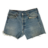 Levis Denim Shorts - 30W UK 10 Light Wash Cotton