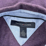 Tommy Hilfiger Polo Shirt - Large Purple Cotton