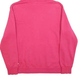 PUMA Womens Pink Hoodie UK 16 Cotton Blend Pullover Casual Sweatshirt