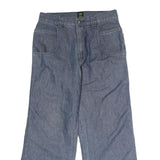 BULL CANYON Mens Regular Fit Straight Blue Denim Jeans W30 L25 Workwear Zip