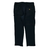 Cat Cargo Pants - 36W 32L Black Cotton