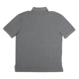 TOMMY HILFIGER Mens Grey Polo Shirt L Cotton Short Sleeve Plain Casual