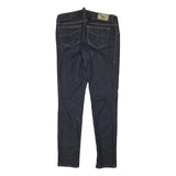 DIESEL Womens Slim Blue Denim Raw Cotton Blend Jeans W31 L31 Stylish Zip Closure