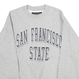 JANSPORT Mens Grey San Francisco State Crew Neck M Cotton Blend Sweatshirt