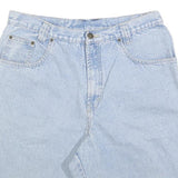 JEPS Mens Light Blue Denim Casual Shorts M W34 Cotton Blend Summer Wear