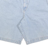 JEPS Mens Light Blue Denim Casual Shorts M W34 Cotton Blend Summer Wear