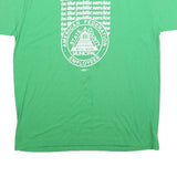 PLAINS Mens Green XL Graphic T-Shirt Short Sleeve Crew Neck Cotton Blend
