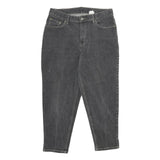 LEVI'S Womens Jeans Black Loose Tapered Denim Medium W30 L24 Classic Style
