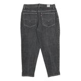 LEVI'S Womens Jeans Black Loose Tapered Denim Medium W30 L24 Classic Style