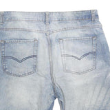 TWEED RIVER Mens Denim Light Blue Cotton Blend Casual Shorts L W36 Relaxed Fit