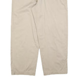 CHAPS Mens Cotton Blend Beige Regular Fit Straight Leg Trousers W38 L30 Casual