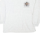 UNITED SURPLUS Mens Grey Cotton Blend Crew Neck M Graphic Print Sweatshirt