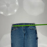 Dickies Carpenter Jeans - 34W 34L Blue Cotton