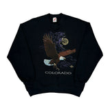 Made In USA Jerzees Eagle Sweatshirt - XL Black Cotton