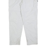 COLUMBIA Womens Polyester Blend White Regular Straight Trousers W32 L30 Outdoor