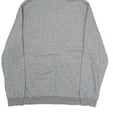 PUMA Mens Grey Hoodie L Cotton Pullover Sweatshirt Logo Front Pocket