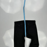 Levis 513 Jeans - 34W 30L Black Cotton