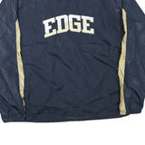 HOLLOWAY Mens Navy Blue & Gold EDGE Jacket XL Polyester Plain Lightweight Sports