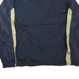 HOLLOWAY Mens Navy Blue & Gold EDGE Jacket XL Polyester Plain Lightweight Sports
