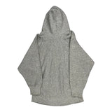 80S Made In USA Champion Hoodie - Small Gray Cotton Blend