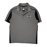 Chattahoochee, Columbus, Ga Harley Davidson Polo Shirt - XL Gray Polyester