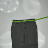 Carhartt Carpenter Trousers - 34W 32L Black Cotton