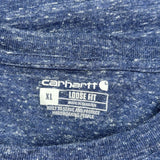 Carhartt T-Shirt - XL Blue Cotton
