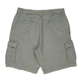 Wrangler Cargo Shorts - 32W 10L Grey Cotton