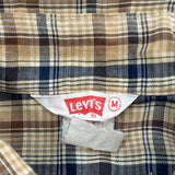 Levis Checked Shirt - Medium Brown Cotton