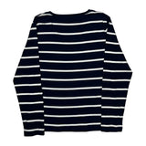 Tommy Hilfiger Striped Long Sleeve T-Shirt - 2XL Navy Cotton