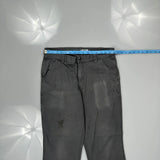 Carhartt Carpenter Trousers - 34W 32L Grey Cotton