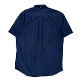 Tommy Hilfiger Short Sleeve Shirt - Medium Navy Cotton