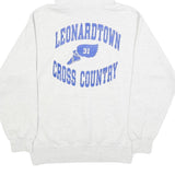 CHAMPION Mens Grey Leonardtown Cross Country Pullover Hoodie L Sports Graphic
