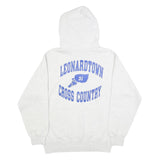 CHAMPION Mens Grey Leonardtown Cross Country Pullover Hoodie L Sports Graphic