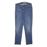 LEVI'S 721 Womens Blue Slim Skinny Denim Medium Wash W28 L26 Slim Fit Zip Jeans