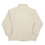 ALFRED DUNNER Womens Cream Jacket S Polyester Blend Floral Zip Front