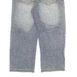 DEAN SHIN Mens Jeans Blue Relaxed Straight Denim Medium W34 L26 Comfortable Fit
