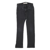 LEVI'S 511 Slim Womens Jeans Black Slim Skinny Denim Medium W26 L26 Zip