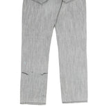 LEVI'S 511 Mens Jeans Grey Regular Straight Denim Medium W34 L30 Zip Closure